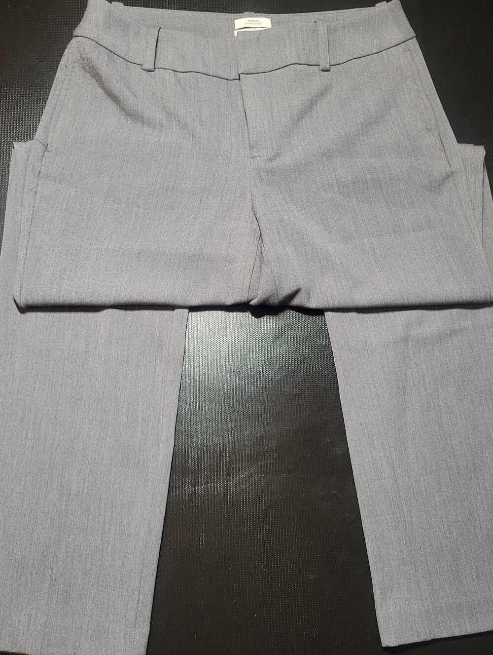 Women's Gray Straight Leg Dress Pants 6 Long 34# Inseam Target Brand